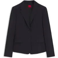 HUGO Regular-fit blazer van stretchmateriaal Maat 34