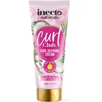 Inecto Curl Club Defining Cream Shea Butter Coconut Castor Oil 200 Ml