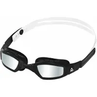 Aqua sphere Ninja Swim Goggles Black / White - Silver Mirror Lenses