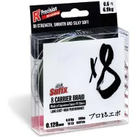 Sufix X8 gevlochten draad, 300 meter, groen, 0.185 mm