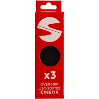 Softee Set van 3 overgrips Glad Cinetik Black ÚNICA