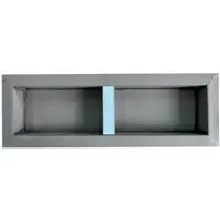 Vente-unique Inbouwnis voor de douche, klaar om te betegelen, met 1 legger - 31 x 91 cm - KLARA