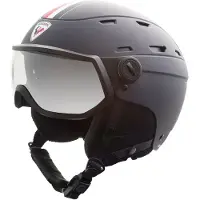 Rossignol - Heren skihelmen - Allspeed Visor Photo Strato voor Heren - Maat XXL - Marine blauw