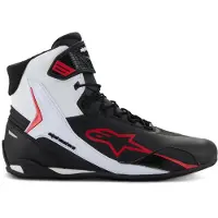 Alpinestars Faster 4, schoenen ,Zwart/Wit/Rood ,7.5 US