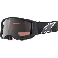 Alpinestars Supertech Corp, veiligheidsbril gespiegeld ,Zwart/Grijs Zilver-Gespiegeld