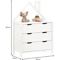 Idimex Kinderkamer-ladekast ELANO - Wit