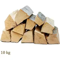 Flameup Brandhout, 10 kg voor kachels, open haarden, vuurkorven en barbecues, beukenhout, 25 cm,