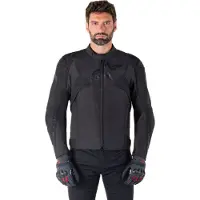 Alpinestars T-Jaws V4 Textieljack Jack Zwart M Mannen