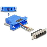 DeLOCK D-Sub 25 pin male to RJ12 female Assembly Kit blue