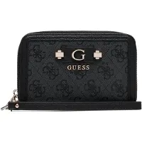 GUESS Lindsey portemonnee coal logo