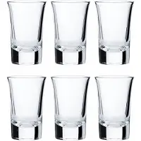 Cosy & Trendy 6x Shotglaasjes/borrelglazen inhoud 35 ml van glas - Shotglazen