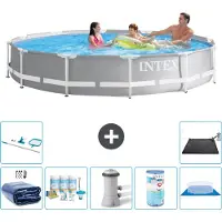 Intex Prism Frame Zwembad, rond - 366x76 cm - 8-delig, model S31943