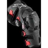 Alpinestars RK-7 Plasma Kniebrace Set Zwart Rood Maat L