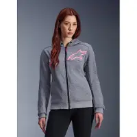 Alpinestars Stella Chrome V2 Sport Motorhoodie Grijs/Pink S, Dames