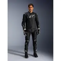 Alpinestars Missile V3 Leren Combibroek Zwart/Wit 54 Mannen