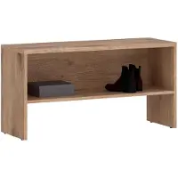 Idimex Garderobebank MALEA met schoenenplank – Viking-eik