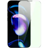Baseus Full Screen Tempered Glass for iPhone 14 Pro with Anti Blue Light Filter and 0.3mm Speaker Co