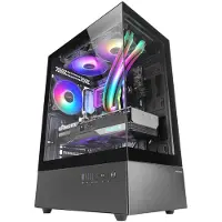 Mars Gaming MC-XO, Gaming Behuizing ATX, Dubbel Gehard Glas Continu 90, FRGB Ventilator 12cm, SIDECOOL Koelsysteem,