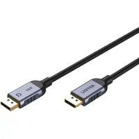 UNITEK C1628GY01-5M DisplayPort kabel Zwart, Grijs
