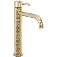 REA Wastafelkraan Lungo Art Gold High