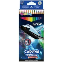 COLORINO Nasa Kleurpotloden Rond 12 Stuks