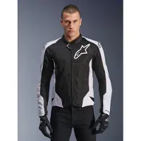 Alpinestars Viper Air V4, stoffen jas ,Wit/Zwart ,S
