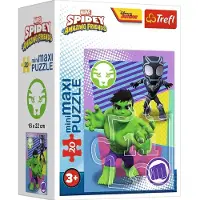 Trefl Puzzel: Amazing Spidey, Hulk en Black Panther, 20 stukjes