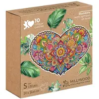 Alexander Houten Puzzel Mandala Liefde 150 Stukjes - Harde vorm