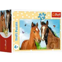 Trefl Minipuzzel 54 Stukjes - Schaduwrijke Dierenkoppels