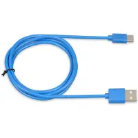 IBox IKUMTCB USB-kabel, 1 meter, USB 2.0, USB-A naar USB-C, blauw