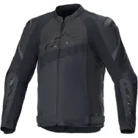 Alpinestars T-GP Plus R V4 Airflow, stoffen jas ,zwart/zwart ,S