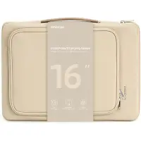Innostyle Omniprotect Laptoptas Dames / Heren - Laptophoes 15 6 / 16 inch - Waterdicht - Beige
