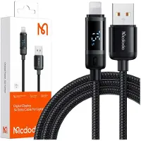 Mcdodo USB-Lightning oplaadkabel met snellaadfunctie, 1 meter, met LED-indicator