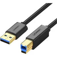 UGREEN - Printerkabel - Printer kabel USB - USB-A Naar USB-B - USB 2.0 - USB-3.0 - 1 Meter - Zwart