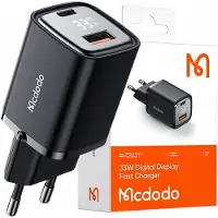 Mcdodo Snellader - Oplader - Voor telefoon - USB-C USB-A - 33W