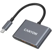 Canyon Hub DS-3 3W 1 USB-C, donkergrijs