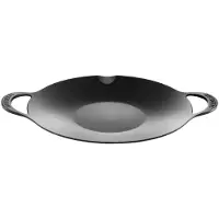 Canyon Kuchenprofi Bak- en frituurplaat van aluminium 36 cm, model CP101, kleur: zwart