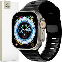 Tech-Protect - ICONBAND - LINE APPLE WATCH - 4 / 5 / 6 / 7 / 8 / 9 / SE / ULTRA - 1 / 2 - (42 / 44 / 45 / 49 - MM) - ZWART