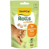 GimCat Rolls Kattensnack Kip 40 Gr