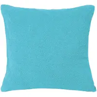 Matex Frotte Kussensloop 40x40cm Turquoise - Comfortabel & Onderhoudsvriendelijk
