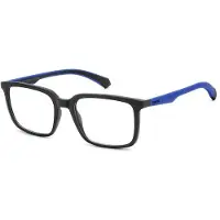 Polaroid PLD D547 55/19/145 Matte zwart blauw Polyamide monturen UNISEX PLD D547
