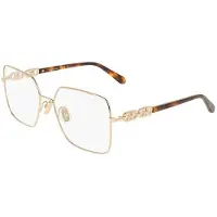 Ferragamo SF2241 56/17/145 Gele goud Metalen Zonnebril VROUW SF2241