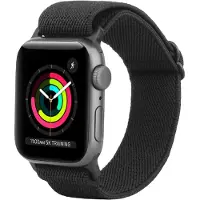 Just in Case Urban Textura Strap Apple Watch 44-49mm Zwart