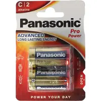 Panasonic Pro Power Baby C LR14 alkalinebatterij in een blister van 2