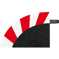 Carrera 4007486205635 20020563 Buitenrandstrips 3/30 (6), eindstukken (2).