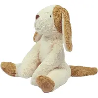 Senger Naturwelt Kuscheltier - Klein - Hund - 27 cm - Weiß/Beige - - One Size - Kuscheltiere