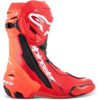 Alpinestars Supertech R, laarzen ,Lichtrood/Neon-Rood/Zwart ,44 EU
