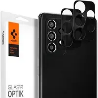 Spigen Geschikt voor - Samsung Galaxy A72 - Camera Lens Glass Protector - Zwart