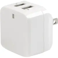 StarTech.com USB-muuroplader - STARTECH - USB2PACWH - 2 poorten - 17W - Internationale reis