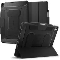 Spigen Rugged Armor Pro - Hoes Geschikt voor Apple iPad Air 13 (2024/2025/2026) - Book Case met Standaard - Zwart